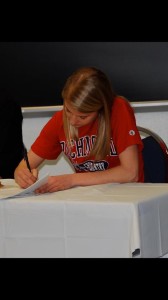 Signing day at West Springfield High School. Photo: Julie Wittich