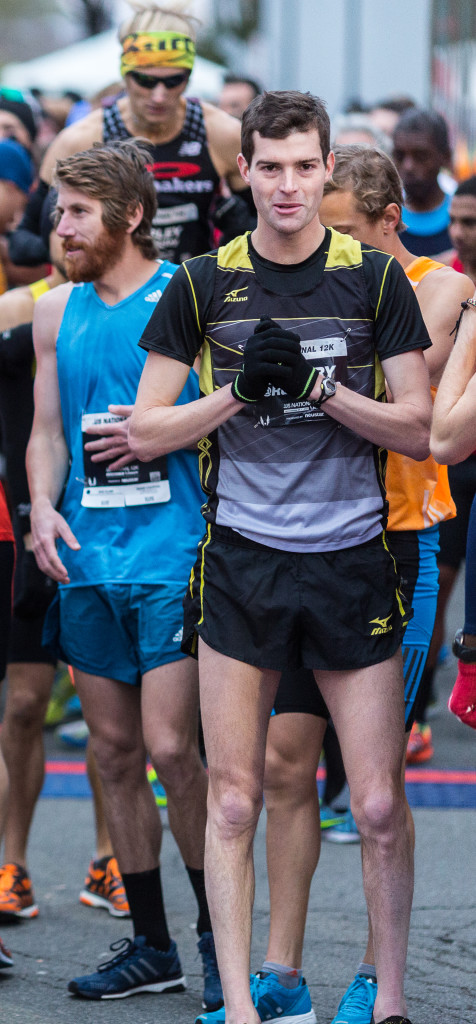 Christo Landry before the .US 12k Championships in 2014. Photo: Dustin Whitlow/DWhit Photography