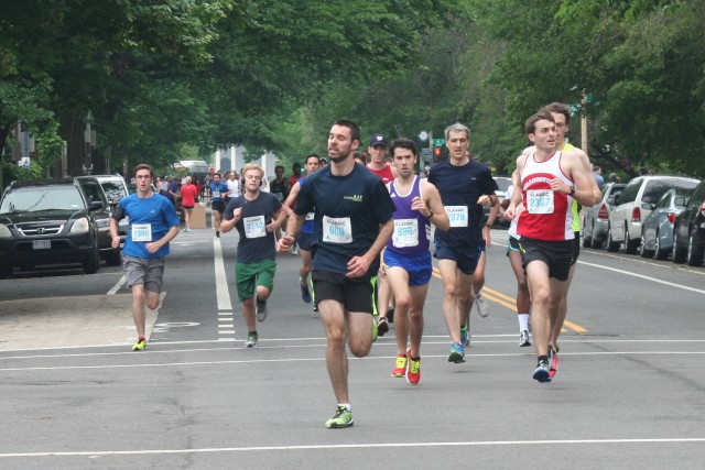 Cole Ashcraft leads a pack through the first half of the Capitol Hill Classic-- the course that plays out like an episode of Behind the Music. Photo: Charlie Ban