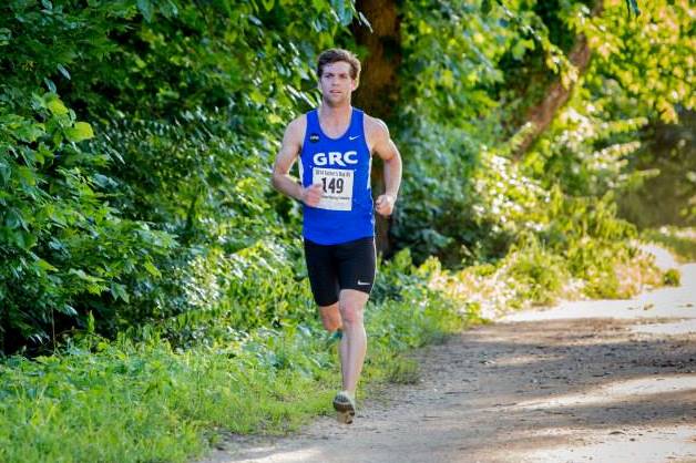 Ryan Witters cruises to victory in 2014's Father's Day 8k. Photo: Matthew Lehner