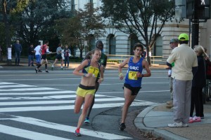 Kerri Gallagher at the 2014 Army Ten-Miler. Photo: Charlie Ban