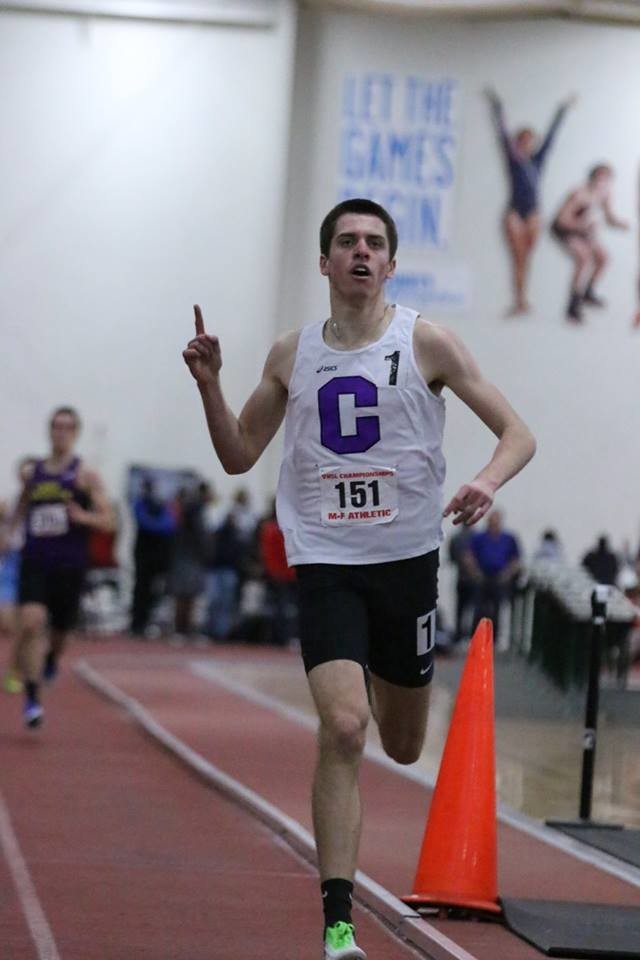 Chantilly junior Brandon McGorty won Virginia 6A titles in the 1000m and 1600m and was on the winning 4x400m relay team. Photo; Ed Lull