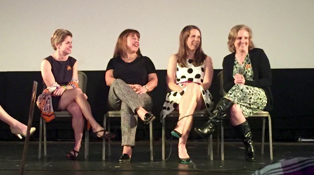 Kate Morse, Heidi Crayton, Heather Jeff, Theresa Urban at the premiere of "Living, With MS." Photo: Laura Scaduto