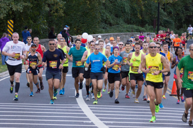 Runners won't get this far up Rock Creek Parkway during the Marine Corps Marathon this year. Photo: Cheryl Young