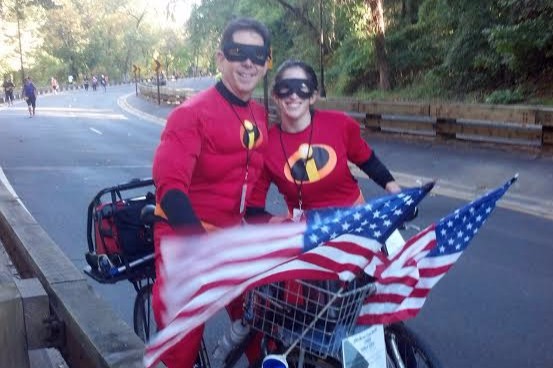 Paul and Lauren Silberman at the 2014 Marine Corps Marathon. Photo courtesy of Paul SIlberman