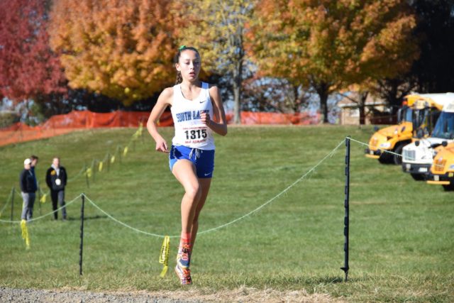 Olivia Beckner at the Virginia state championships. Photo: Charlie Ban