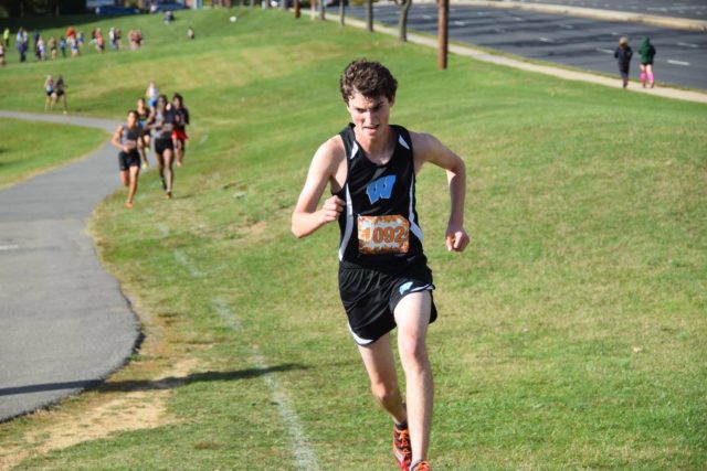 Josh Engels at the Montgomery County Championships. Photo: Charlie Ban