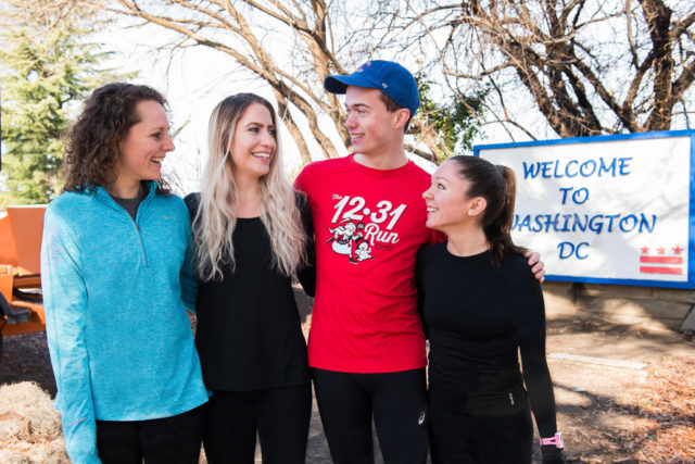 Claire Carmody, Cimone Safilian, Daniel Ritter and Christina McGrath. Photo: Joy Asico 