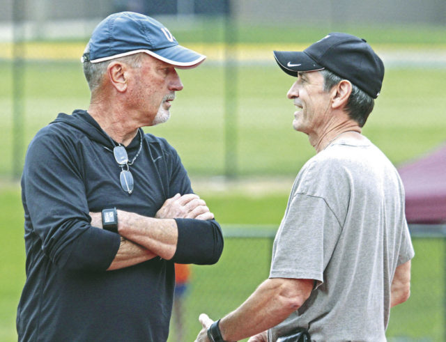 Coaches Dave Davis and Bill Stearns